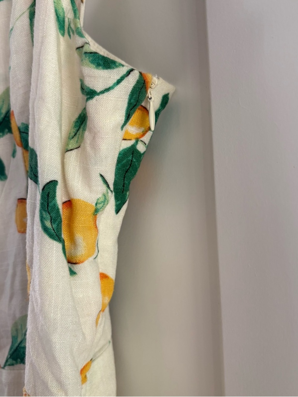 Skies Are Blue Women’s Lemon Print Tie-Shoulder Sundress‎ Mini - Picture 4 of 7